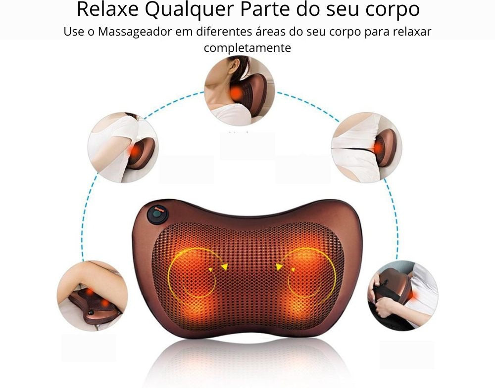 Carvexo Car Seat Neck Rest Massager Cushion